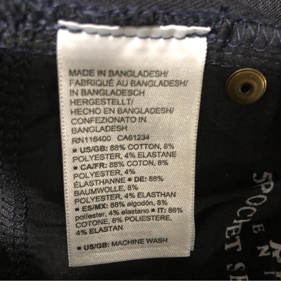 Slim Fit Jeans Dark Blue Stretch by Daily Ritual Women’s Size Waist 26 X 29 NEW - Picture 9 of 11